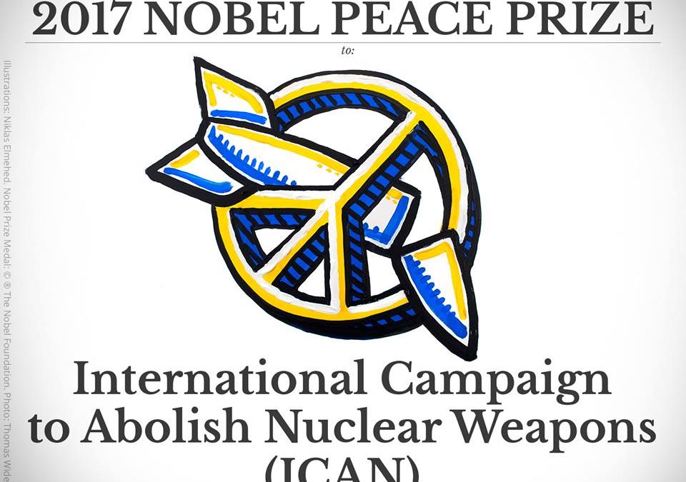 ICAN is awarded Nobel Peace Prize for Nuclear Ban Treaty